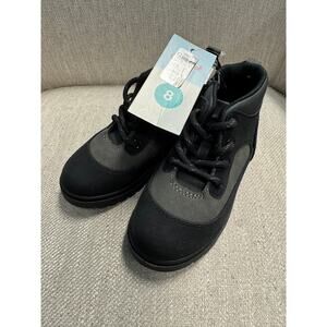 NWT Toddler Boys Cat & Jack Charcoal Gray Han Boots - Size 8